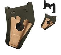 Générique Étui de hanche coulissant pour canne à pêche, support de canne réglable mains libres, insert portable pour canne et poches de rangement cachées (B)