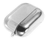 Générique Étui de Protection Compatible Casque sans Fil 3e Génération, Coque Électrolytique Argentée, Housse Rigide Antichoc, Étui pour Écouteurs, Protection Voyage et Usage Quotidien