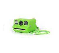 Générique Étui de Protection en Silicone Appareil Photo pour Polaroid Go Gen2 / Gen1 Étui de Protection en Silicone Souple, résistant à la poussière et aux Chocs, avec Cordon (Vert)