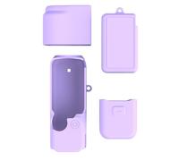 Générique Étui de Protection en Silicone la caméra pour DJI Pocket 4 étui de Protection intégral Anti-poussière, résistant aux Chocs et aux impacts, Housse Souple Anti-Rayures (Violet)