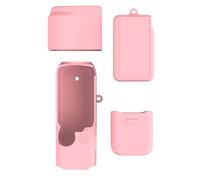 Générique Étui de Protection en Silicone la caméra pour DJI Pocket 4 étui de Protection intégral Anti-poussière, résistant aux Chocs et aux impacts, Housse Souple Anti-Rayures (Rose)