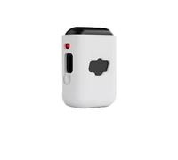 Générique Etui de Protection en Silicone l'émetteur pour DJI Mic2, Housse de Protection Souple pour l'émetteur de caméra de Sport, Microphone sans Fil, Accessoires (Blanc)