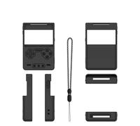Générique Étui de Protection en Silicone pour Console de Jeu Trimui Brick Protection Contre Les Chutes Couleur Unie Simple, Étui de Protection Souple pour Console de Jeu Portable (Black)