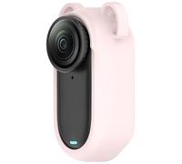 Générique Étui De Protection en Silicone pour Insta GO3S/GO3, Coque De Protection Anti-Poussière Et Anti-Chocs, Anti-Rayures, Dissipation Thermique (Pink)