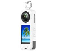 Générique Etui de Protection en Silicone pour Insta360 X5, Housse protectrice Souple Anti-Chocs et Anti-Rayures pour caméra Accessoires (Blanc)