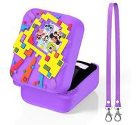 Générique Étui de Protection en Silicone pour Jouet interactif Bitzee, étui Antichoc avec lanière, Accessoires de Machine pour Animaux de Compagnie Bitzee (Lilas)