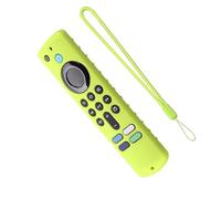 Générique Étui de Protection en Silicone pour télécommande - Manchon Anti-Chute avec lanière, Housse Lavable et résistante à la poussière | Boîtier de télécommande pour Fires TV Stick 4k Voice