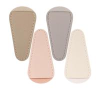 Générique Étui de Protection Facile à Nettoyer et Polyvalent Lot de 4 Pièces en Cuir Pu pour Coupe Cuticule Ongle pour Kit de Soins des Ongles