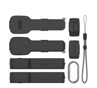 Générique Étui de Protection pour DJI Pocket 4, étui de Transport Portable à Coque Rigide, Housse de Protection en PC, Sac de Rangement de Voyage, Accessoires pour Appareil Photo avec lanière, Noir