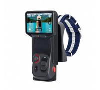 Générique Étui de Protection pour Insta360 Luna Ultra-Angle Réglable, Dégagement Rapide Magnétique, Mode Paysage/Portrait (Bleu et Blanc amélioré)