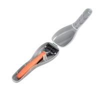 Générique Étui de Protection pour Rasoir Manuel Portable, Boîte de Rangement en Plastique Transparent avec Couvercle, Organisateur de Voyage pour Homme, 1 Pièce