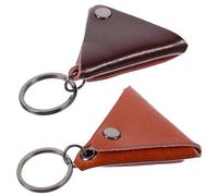 Générique Étui de Rangement pour Médiators en Cuir Étanche, Lot de 2 Pièces, Protège Les Médiators de Guitare pour Utilisation en Extérieur et Accessoire Musical