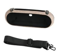 Générique Étui de Transport en Silicone pour Enceinte Beats Pill Modèle 2024 avec Bandoulière, Sac de Voyage pour Enceinte Portable Support de Rangement pour Enceinte Beats Pill (Gold)