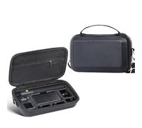Générique Étui de Transport intégré doublé pour DJI Osmo Action 6 Étui de Voyage imperméable en PU Haute capacité Sac à Coque Rigide Étui de Voyage Accessoires pour Appareil Photo (Noir)
