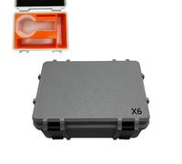 Générique Étui de Transport pour Insta360 X6 étui de Voyage Rigide imprimé en 3D avec Doublure en TPU et Rembourrage en Mousse - Accessoires pour Appareil Photo
