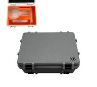 Générique Étui de Transport pour Insta360 X6 étui de Voyage Rigide imprimé en 3D avec Doublure en TPU et Rembourrage en Mousse - Accessoires pour Appareil Photo
