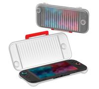 Générique Étui de Transport pour Switch 2 Coque de Protection Rigide en PC avec Finition Mate antidérapante, Ouverture pour Le Port de Recharge, étui de Rangement Ultra-Fin et Portable (Transparent)