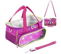 Générique Étui De Transport pour Toniebox, Support De Protection pour Audio avec Bandoulière Et Barre De Poignée, Sac De Rangement pour Personnages Tonie avec Bandoulière Et Poignée