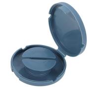 Générique Étui de Voyage Compact Bleu pour Câble USB Enrouleur D’Écouteurs Rotatif Organiseur de Câbles de Données Trieur Pratique pour Téléphone Portable