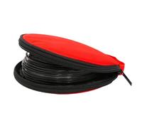 Générique Étui DVD portable compact en nylon - Organisateur de disques pour Cď | Rangement pour véhicule | Portefeuille rond pour DVD, maison et voiture - Poche média capacité 20