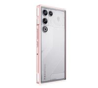 Générique Étui en Acrylique Mat for Nubia Redmagic 11 Air 5G, Housse de Protection de caméra arrière translucide(Rose)