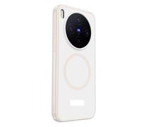 Générique Étui en Acrylique Mat for Vivo X300s, Housse de Protection de caméra arrière translucide(Beige)