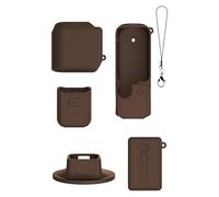 Générique Étui en Silicone Fin pour Pocket 4, with Base Brown | Conception résistante chocs avec surfaces antidérapantes, base de verticale, protections résistantes