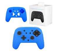 Générique Étui en Silicone pour Switch2 Pro Étui de Protection pour Manette Antidérapant et résistant aux Chocs Couvre-poignées en Silicone offrant Une Protection complète (Bleu foncé)