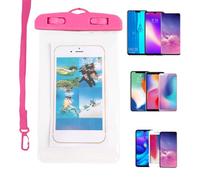 Générique Étui Imperméable pour Téléphone | Sac à Portable Étanche pour Baignade - Pochette Transparente Tactile avec Lanière pour Natation Rafting Bateau Plongée Kayak Pêche