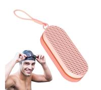 Générique Étui Lunettes Natation Enfant,Boîte De Rangement À Fermeture Éclair Avec Trou Drainant | Housse de Protection pour Lunettes avec Dragonne,Pour Plein Air Gym Plage Solaires Sportifs Femmes