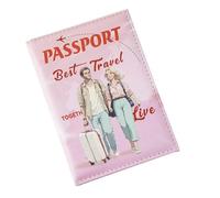 Générique Étui Passeport Portefeuille de Porte-Cartes