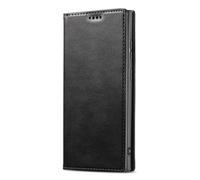 Générique Étui Portefeuille Magnétique pour Galaxy S26/S26+/S26 Ultra - Cuir Rétro avec Porte-Cartes Et Béquille(Black,S26Plus)
