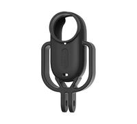 Générique Etui pour Insta360 GO 3S, Support en Silicone Absorbant Les Chocs, Housse de Protection en Silicone pour caméra, Support d'extension pour caméra d'action Accessoires (Noir Vertical)