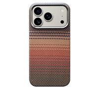 Générique Étui pour iPhone 17 Pro Max, Compatible MagSafe | Fibre d'aramide (1 mm d'épaisseur) | 25 g | Minimaliste | Durable | Protection de l'appareil Photo | Finition Mate antidérapante-Style 2