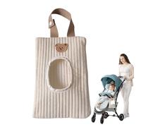 Générique Étui pour Lingettes de Voyage - Étui de Voyage Réutilisable pour Bébé - Distributeur Rechargeable avec Pochette Dépliante pour Voiture, Sac À Langes, Sport Et Poussette