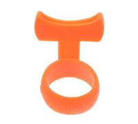 Générique Étui pour Médiators Antidérapant en Silicone Orange Rangement Intégré, Accessoire Pratique pour Guitaristes Débutants et Maintien du Médiator