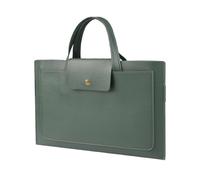 Générique Étui pour Ordinateur Portable prêt avec Pliable, matériaux PU et Compartiments spacieux doublés de Velours, Pochette en Cuir PU pour Ordinateur Portable
