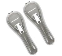 Générique Étui pour Rasoir de Sécurité Léger en Pc, Lot de 2 Pièces, Protection Optimale pour Rasoir Manuel, pour Voyage et Usage à Domicile