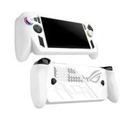 Générique Étui pour ROG Ally X, Housse de Protection en Silicone pour Console de Jeux, étui Antichoc intégral avec découpes précises (Blanc)
