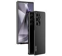 Générique Étui pour Samsung Galaxy S26 Ultra, Ultra-Fin et léger, avec Cadre en Alliage d'aluminium à Attraction magnétique et Coque arrière en Polycarbonate dépoli Anti-Rayures-Black