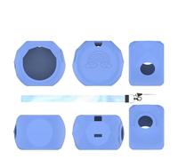 Générique Étui pour Takara Tomy Punirunes 4, étui de Protection en Silicone pour Console de Jeux, étui intégral Antichoc et Anti-poussière (Bleu)