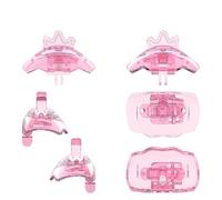 Générique Étui pour Tamagotchi Paradise, Console de Jeux Étui de Protection Transparent, Coque supérieure Multicolore (Transparent Rose)