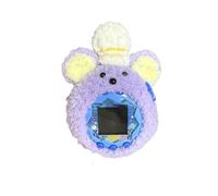 Générique Étui pour Tamagotchi Paradise, Housse de Protection en Peluche pour Console de Jeux, Motif Animalier Mignon, Housse Souple antidérapante (Souris Violette)