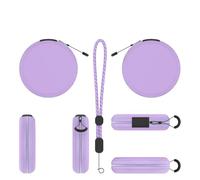 Générique Étui pour Tamagotchi Paradise, Sac de Rangement pour Console Virtual Pet, Pochette de Protection Anti-poussière et Antichoc avec dragonne (Violet)