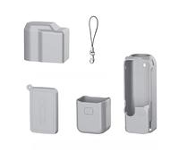 Générique Étui Protecteur en Silicone pour DJI Osmo Pocket 4 Caméra Gimbal Capuchon d'objectif Housse de Protection pour écran (Gray)