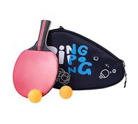 Générique Étui Raquette - Coque Rigide imperméable - Rangement Antichoc Raquette Tennis de Table Sangle Réglable Compartiment Balles,pour Athlètes Hommes Femmes Gym Extérieur Sports