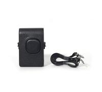 Générique Étui rétro Souple pour Mini Appareil Photo Housse en Cuir PU pour Instax Mini liplay+ Étui pour Appareil Photo Housse Portable en Cuir avec bandoulière Amovible (Noir)