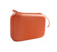 Générique Étui Rigide pour DJI Pocket 4 Sac de Rangement Portable en EVA, étui de Transport de Voyage imperméable et résistant aux Chocs, Organiseur pour stabilisateur et Accessoires (Orange)