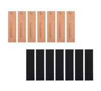 Générique Étuis à Stylo pour Organiser la Papeterie en Papier Kraft Lot de 40 Fenêtre, Trousse à Crayons Pliable et Rangement Pratique pour Présents