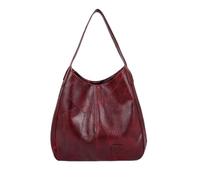 Générique Étuis Cosmétiques Pour Femmes Rigide Sac à bandoulière en cuir souple multifonctionnel à la pour sac à main pour femme Lunch Pour Hommes Travail Yéti (Wine, One Size)